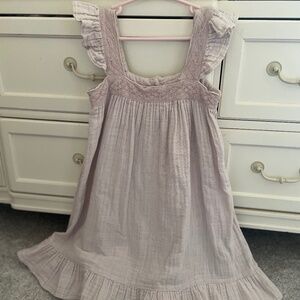 Jamie Kay Cotton Muslin Lace Parisian Purple Dress size 9